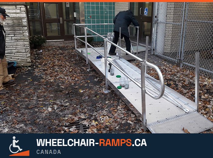 Ramp being purchased and installed